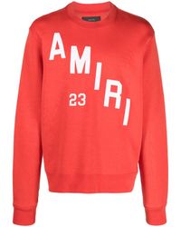 Amiri - Sweatshirt mit Logo-Print - Lyst