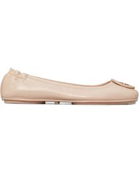 Tory Burch - Ballerines Minnie À Détail De Logo - Lyst