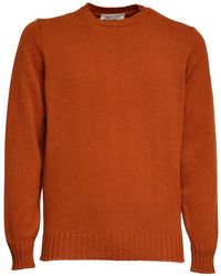 FILIPPO DE LAURENTIIS - Crew-Neck Long-Sleeve Sweater - Lyst