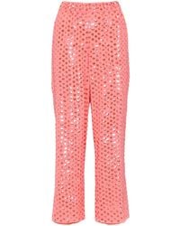 Needle & Thread - Raindrop Gloss Trousers - Lyst