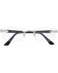 Cartier - カルティエ・アイウェア スクエア眼鏡フレーム - Lyst