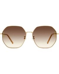 MCM - 165Slb Square-Frame Visetos-Print Sunglasses - Lyst