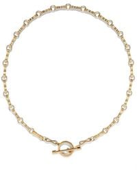 Azlee - Large Motif Double-Link Necklace - Lyst