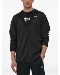 Reebok - Hooded Zip-Fastening Jacket - Lyst