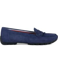 Geox - Kosmopolis Suede Loafers - Lyst