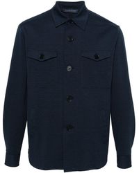 Harris Wharf London - Seersucker-Hemdjacke - Lyst