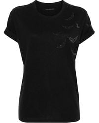 Zadig & Voltaire - Anya Wings-Appliqué T-Shirt - Lyst