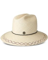 Maison Michel - New Liana Straw Cloche Hat - Lyst