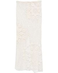 Magda Butrym - Crochet Midi Skirt - Lyst