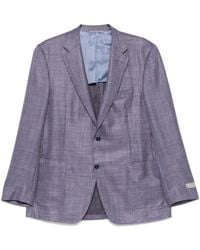 Canali - Blazer Met Enkele Rij Knopen - Lyst