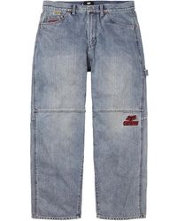 Supreme - X Fox Racing Logo-Detailed Jeans - Lyst