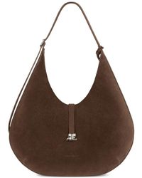 Courreges - Logo-Plaque Shoulder Bag - Lyst