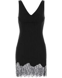 ANDAMANE - Robe Courte Tori À Fines Rayures - Lyst