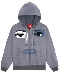 Kidsuper - Face-Patchwork Zip-Up Hoodie - Lyst