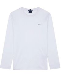 Paul & Shark - Logo-Embroidered Crew-Neck Sweater - Lyst