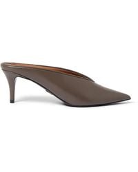 Stella McCartney - Pointed-Toe V-Cut Mules - Lyst