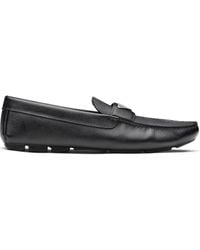 Prada - 2dd164-3e0n Shoes Saffiano Leather Moccasin Loafers (prm1005) - Lyst