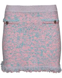 Rabanne - Tweed Mini Skirt - Lyst