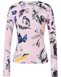 Moschino - T-Shirt À Imprimé Graphique - Lyst