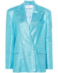 GIUSEPPE DI MORABITO - Doppelreihiger Blazer Mit Strass - Lyst
