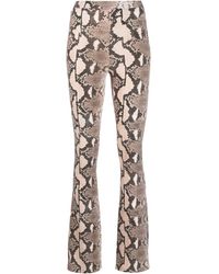 Stella McCartney - Leopard-print Wide-leg Trousers - Lyst
