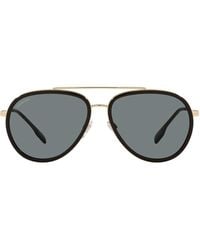 Burberry - Oliver Pilot Sunglasses - Lyst