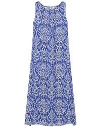 Maliparmi - Maxi-Jurk Met Ikat-Print - Lyst