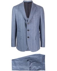 Eleventy - Wool-blend Single Breasted Suit - Lyst