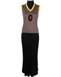 Cormio - Colour-block Knit Dress - Lyst