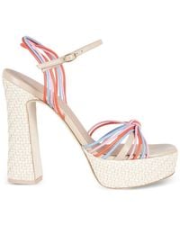 Malone Souliers - Lucille Strappy Leather Platform Sandals - Lyst