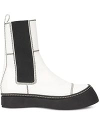Philosophy Di Lorenzo Serafini - Contrast-Stitch Chelsea Boots - Lyst
