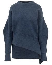 Givenchy - Asymmetric Ribbed-Knit Sweater - Lyst
