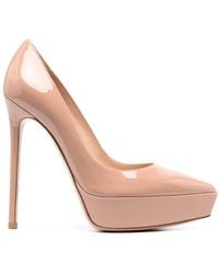 Gianvito Rossi - 130mm Patent-leather Platform Pumps - Lyst