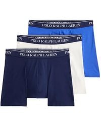Polo Ralph Lauren - Logo-Waistband Boxer Briefs (Set Of Three) - Lyst