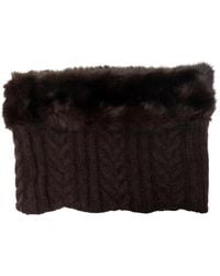 Urbancode - Braga De Cuello Con Ribete De Pelo Artificial - Lyst