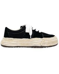 Maison Mihara Yasuhiro - Eric Og Sole Overdyed Mix-Material Low-Top Sneakers - Lyst