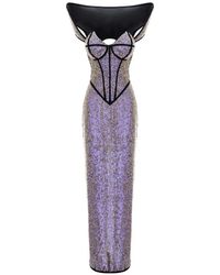 MITILIANE COUTURE - Sequins Maxi Dress - Lyst
