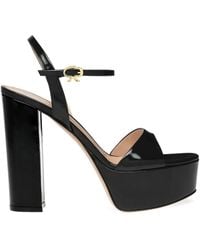 Gianvito Rossi - 125 Mm Marlena Sandalen Met Plateauzool En Hak - Lyst