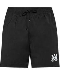 Amiri - Badeshorts Mit Logo-Print - Lyst