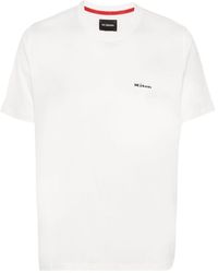 Kiton - Embroidered-logo cotton T-shirt - Lyst