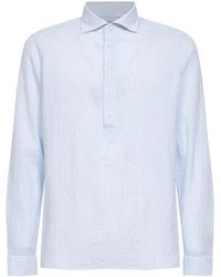D4.0 - Button Striped Shirt - Lyst