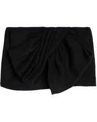 7 For All Mankind - Short Bow-Detailed Mini Skirt - Lyst