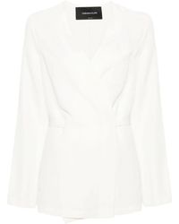 Fabiana Filippi - No-Lapels Wrap Blazer - Lyst