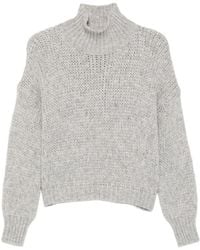Roberto Collina - Chunky-Knit High-Neck Sweater - Lyst