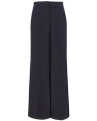 Gran Sasso - Pressed-Crease Palazzo Pants - Lyst