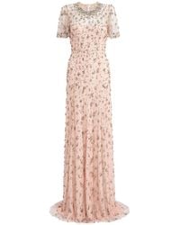 Jenny Packham - Ambiance Beaded Maxi Dress - Lyst