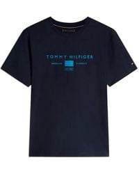 Tommy Hilfiger - Logo-Print Cotton T-Shirt - Lyst