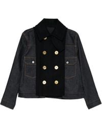 Sacai - X Levi's ダブルブレスト デニムジャケット - Lyst