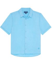 Vilebrequin - Short-Sleeve Linen Shirt - Lyst