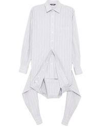 Moohong - Double Sleeve Striped Shirt - Lyst
